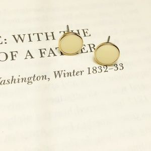 3 /35 IVORY ACRYLIC ENAMEL STUDS